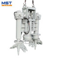 45kw 6inch electric motor or hydraulic submersible slurry pump for  transfer abrasive slurries in mining